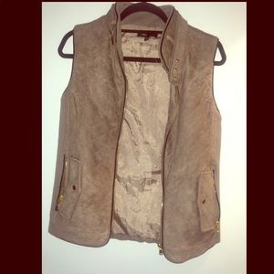 Suede vest